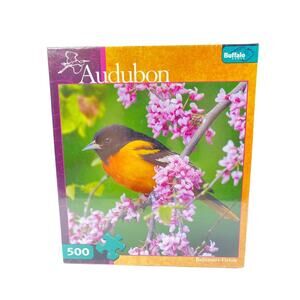 Audubon Baltimore Oriole 500 Piece Jigsaw Puzzle Buffalo Games NEW SEALED